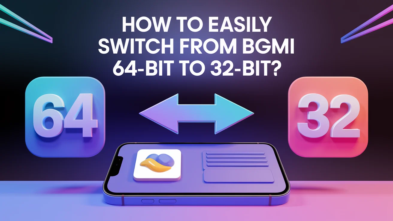 How to Easily Switch from BGMI 64-Bit to 32-Bit?
